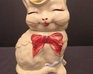 Vintage Puss N Boota Shawnee Cookie Jar