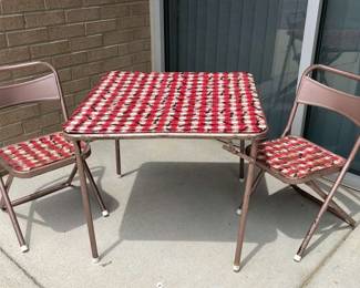 Childrens Folding Table And Chairs 