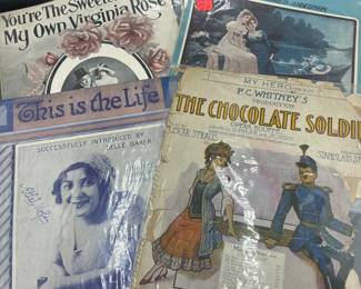 Piano Books One With Original Signature Of Ethel Wolfe 