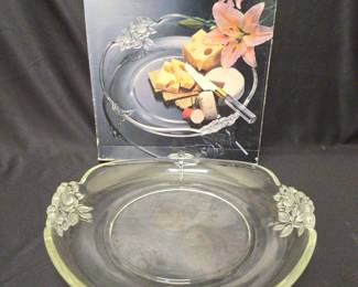 Home Beautiful Vintage Rose Hostess Platter 12 1 2 