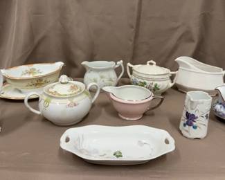 Assorted Sugar and Creamer Bowls