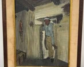 Stepping Out Framed Painting