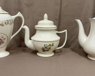 Three Tea Coffee Pots in beautiful Design