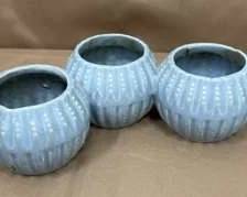 Blue Small Pot Or Candle Holders