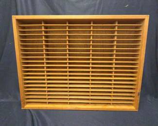 Wooden Cassette Tape Storage