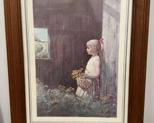 Little Girl With Flowers Beautiful Pictures