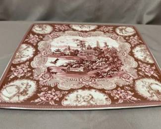 Beautiful Setting Plate, Asian Design