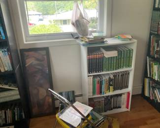 Golf books galore. A room full.