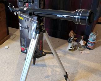 Meade Refracting Telescope, Model 60AZ-D, With Tripod