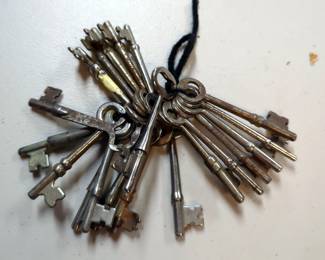 Skeleton Keys, 2.5" To 3", Qty 20