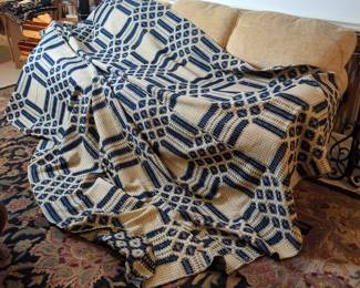 Antique Coverlet, 88" x 106"