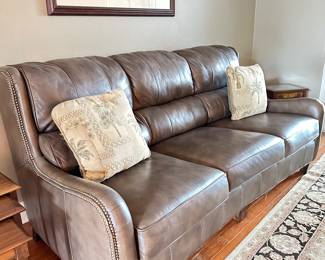 Beautiful leather sofa