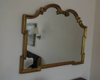 Gold Framed Mirror $100