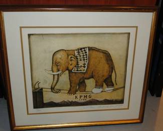 Elephant art $60