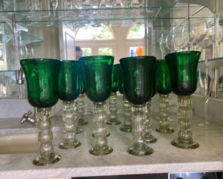 New in the box set of  12 Beautiful J. Barboglio pera  Cops glasses 