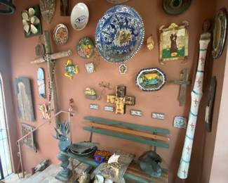 Terrific garden art and pottery pieces 