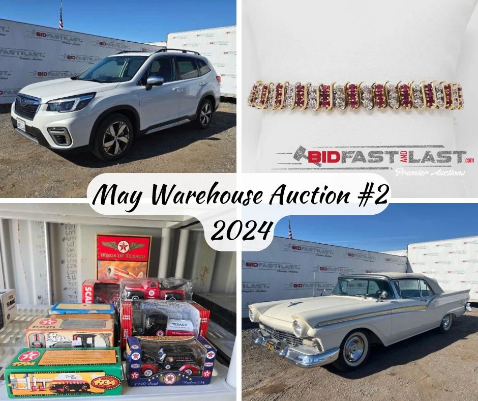 May Warehouse Auction Cover
