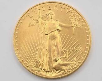 #643 • 1998 $50 American Gold Eagle Coin, 1oz
