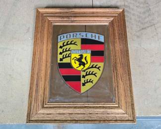 #2614 • Framed Porsche Mirror Picture
