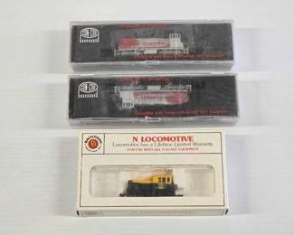 #8104 • (3) N Scale Model Trains
