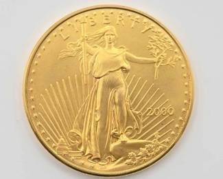 #649 • 2000 $50 American Gold Eagle Coin, 1oz
