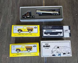 #8006 • (2) Model Cars and (3) Coin Banks

