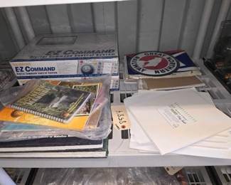 #8584 • (2) E-Z Commands, (2) Woodland Scenic Manuals, (2) Locomotive Cyclopedias
