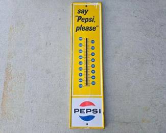 #8000 • Metal Pepsi Sign
