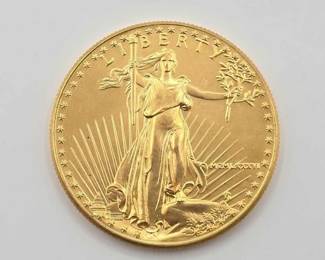 #624 • 1986 $50 American Gold Eagle Coin, 1oz
