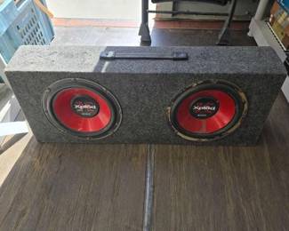 #8622 • (2) Sony Xplod Subwoofers in Box
