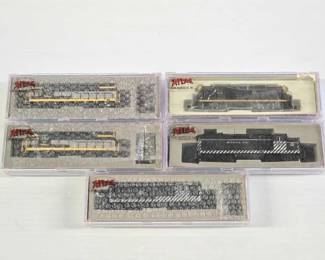 #8134 • (5) Atlas N Scale Model Trains
