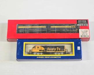 #8154 • (2) N Scale Model Trains
