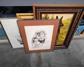 #2602 • (4) Framed Wall Art
