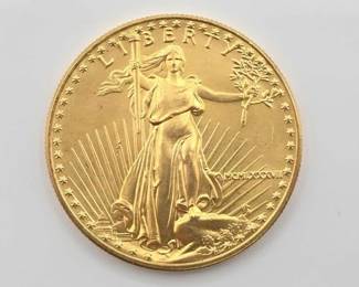 #626 • 1987 $50 American Gold Eagle Coin, 1oz

