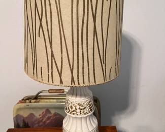 1 OF 2 MCM TABLE LAMPS