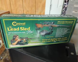Caldwell Lead Sled Plus Recoil Reducing Rifle Rest (new in box)