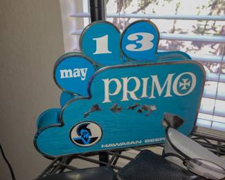 Hawaiian Primo beer calendar 