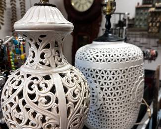 Blanc de Chine Lamps