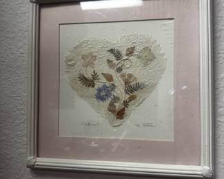 Signed wall art print