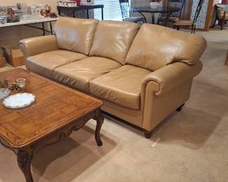 Leather sofa. $200 so at 75% off that's $50.