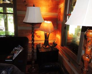 Barley Twist Floor Lamps (2 count)