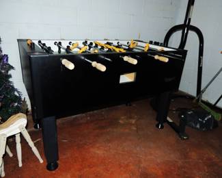 Tornado Elite Foosball
Classic (new condition - not used), & Everlast Punch Bag Stand