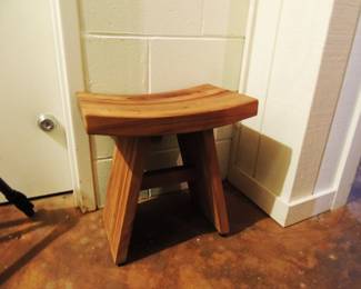 Teakcraft Teak Shower Bench Stool for Bath & Spa
  