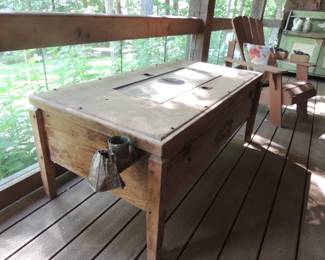 Antique Hand Made Chicken Brooder