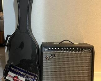 Electric Guitar and Fender Amplifier