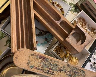 Late 1800s early 1900 hand painted school box! Highly collectible very unique for 