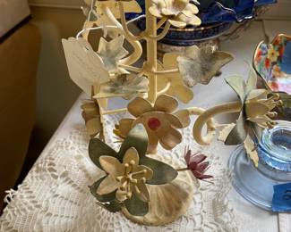 Toleware  candle stick 