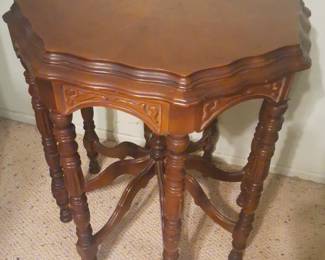 Unique, antique, wooden table