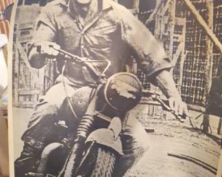 Vintage Steve McQueen poster
