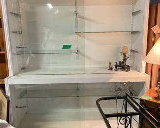 Lighted display cabinet with locks $100